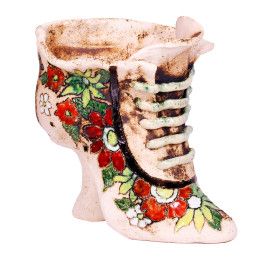 Blumentopf Damenschuh III – Größe L