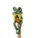 Gartenstecker Frosch mit Krawatte - keramikdeko.de