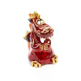 Keramik Minifigur - roter Drache