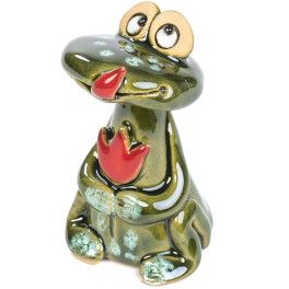 Keramik Minifigur - Frosch - gemischte Farben