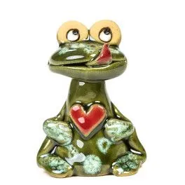 Frosch mit Herz. Minifigur.