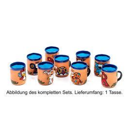 Keramiktasse Hahn