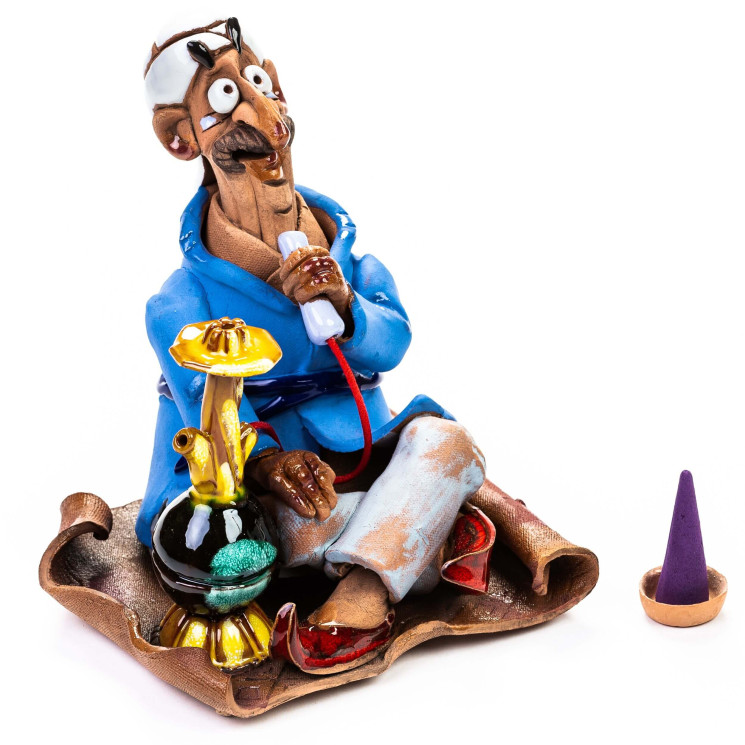 Gemütlich Shisha rauchen | Räuchermännchen aus Keramik