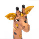 Gartendeko Giraffe, klein aus Keramik - keramikdeko.de