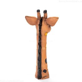 Gartendeko Giraffe, klein aus Keramik - keramikdeko.de